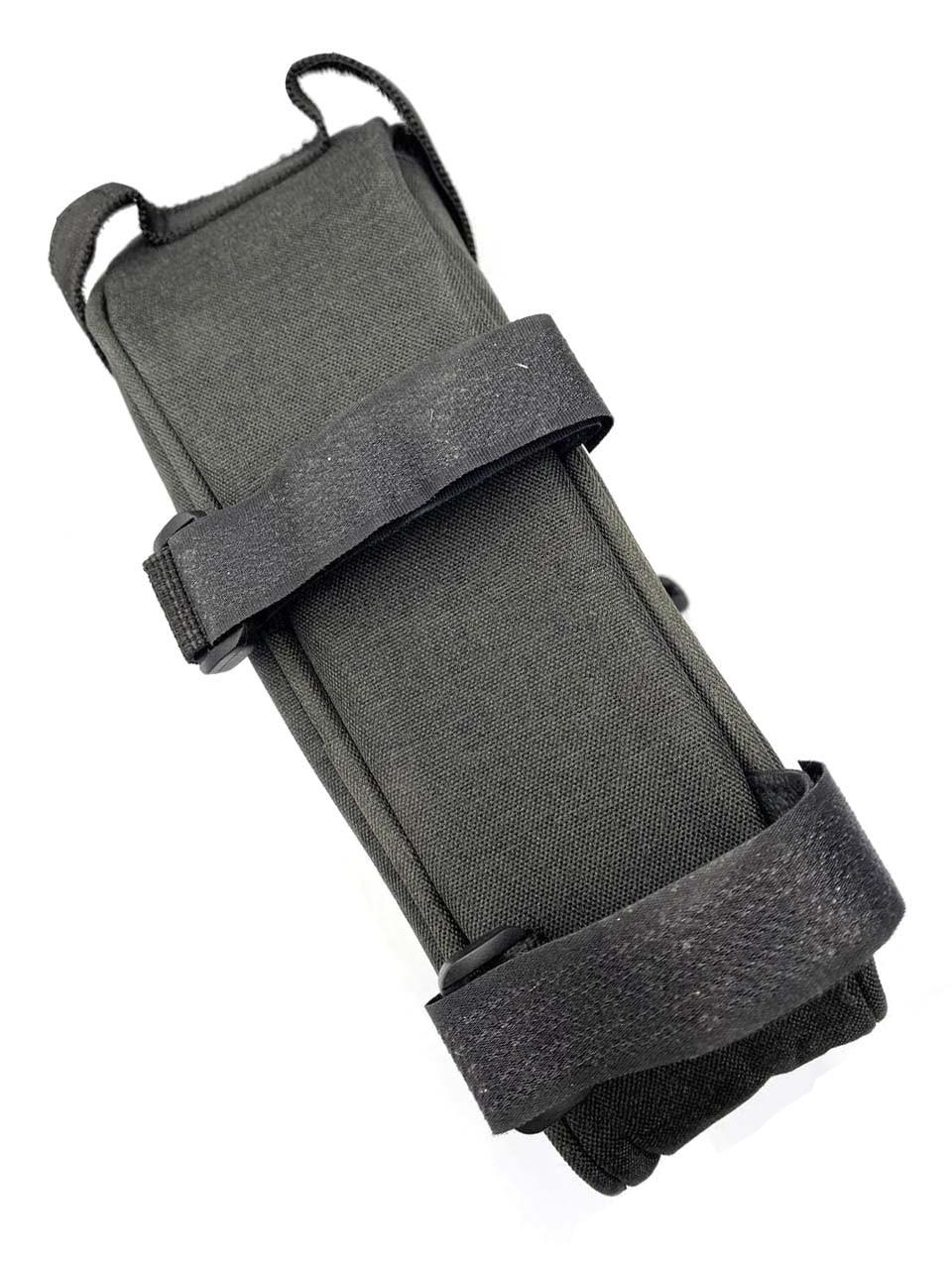 Сумка під сидіння B-Soul з кишенею для фляги Чорний (BAO-014)