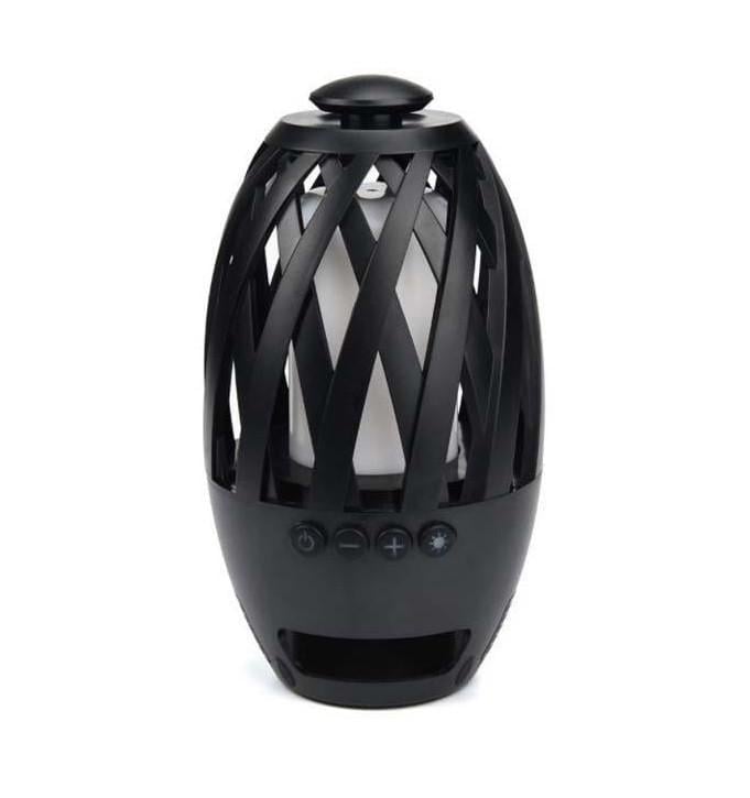 Беспроводная Bluetooth колонка SUNROZ Flame Atmosphere BTS-596 LED Камин Black (SUN0114)