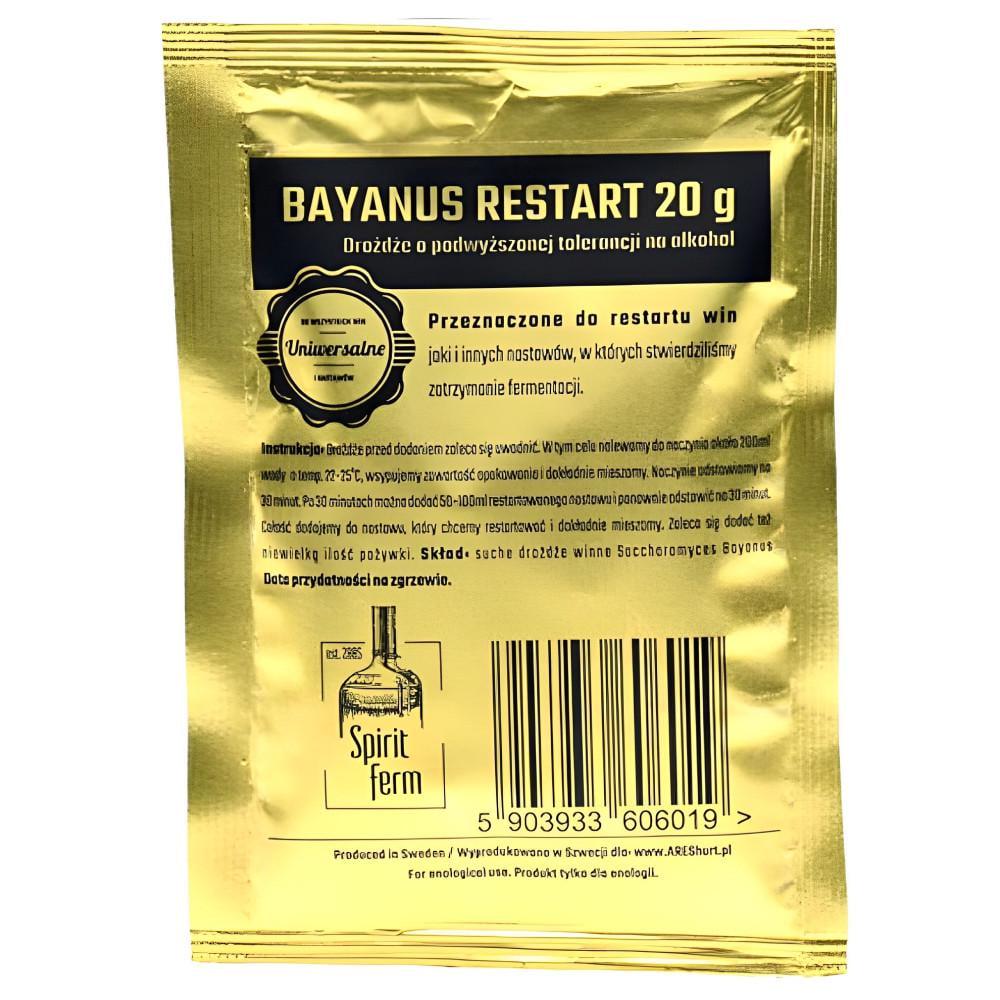 Дрожжи винные Spirit Ferm Bayanus Restart 20 г (16607)