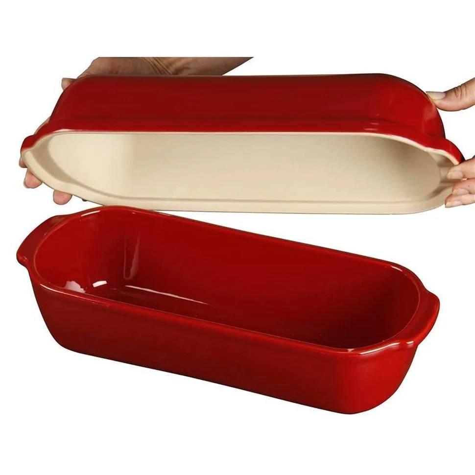 Форма для випікання хліба Emile Henry Specialized Cooking 40х16х15 см Червоний (345503) - фото 4