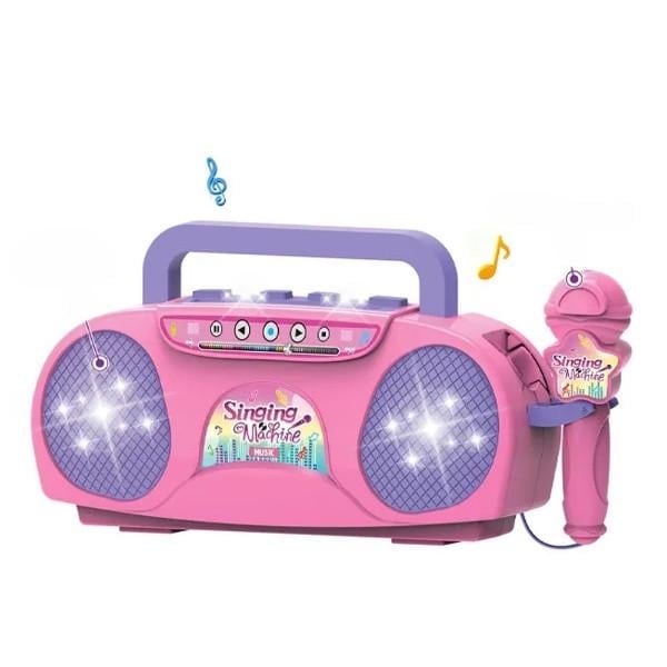 Магнитофон с микрофоном 5802A детский - фото 5 Магнитофон с микрофоном 5802A детский - фото 5