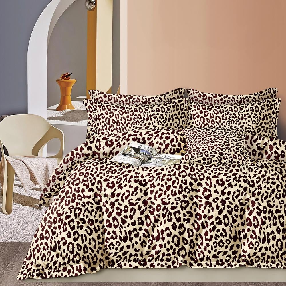 Комплект постельного белья Zastelli YY209/Curry полуторный сатин 145х210 см Разноцветный (22351)