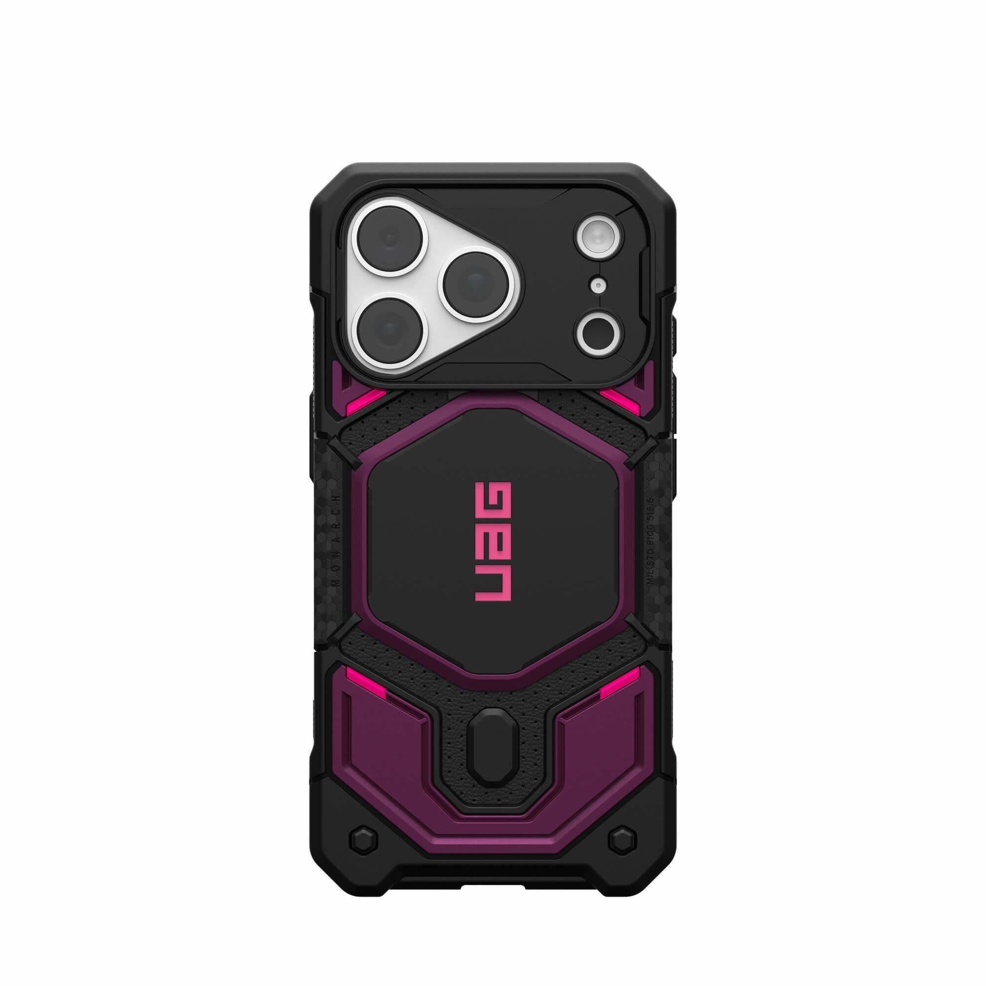 Чехол UAG Monarch Pro Magsafe для iPhone 18 Pro Deep Purple Synth (114569114I4I)