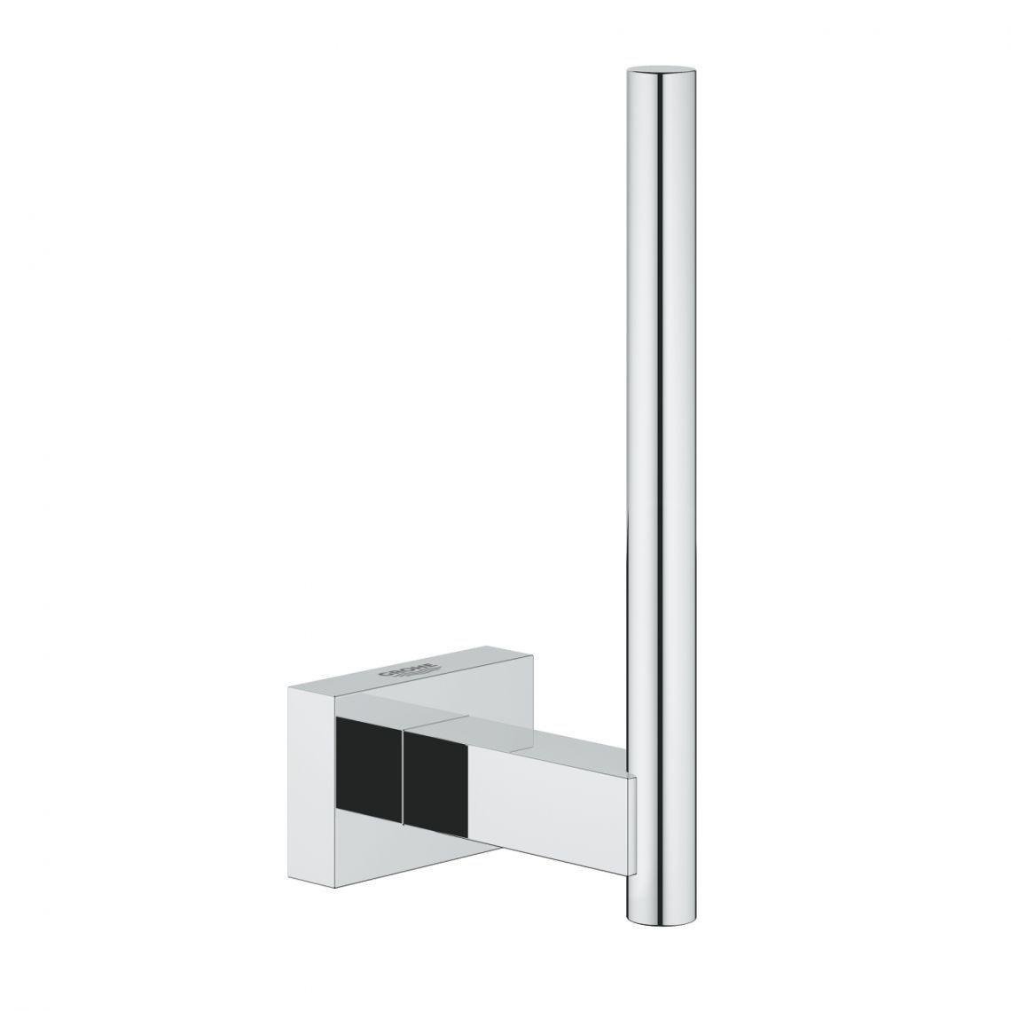 Держатель для туалетной бумаги Grohe Essentials CUBE без крышки запасной Хром (40623001)