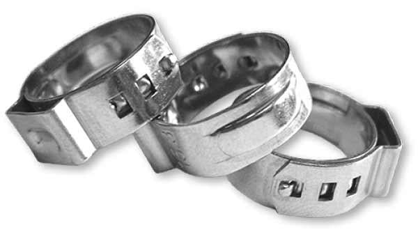 Хомут зажимной с одним ушком Bradas W304 10,8-13,3мм/7 мм 10 шт.