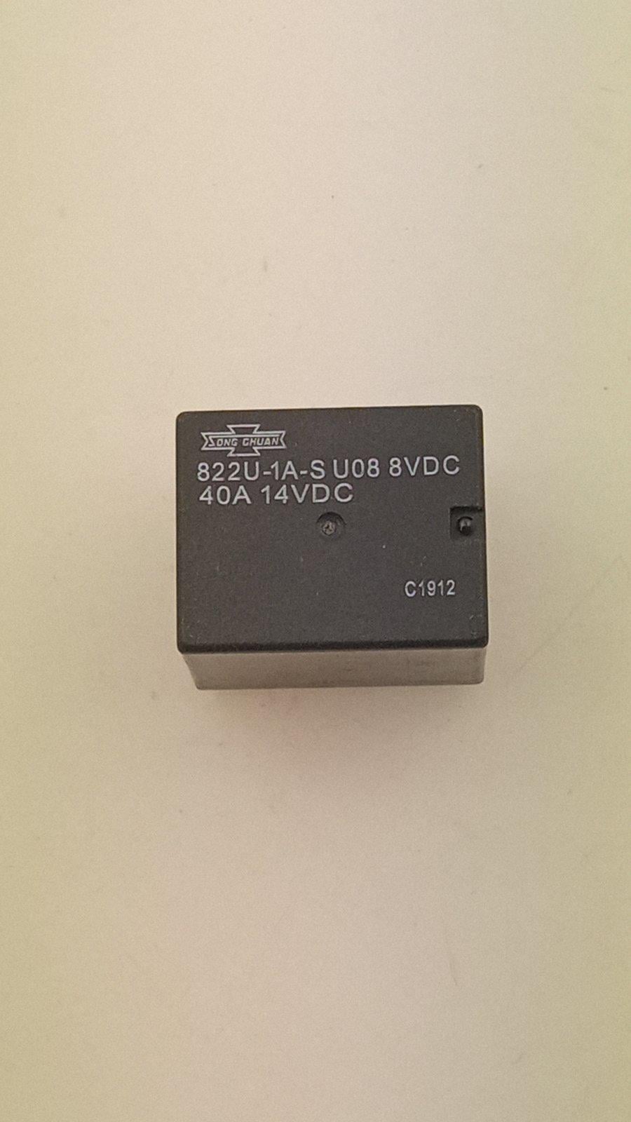 Реле Song Chuan 822U-1A-S U08 DC14VDC/40A