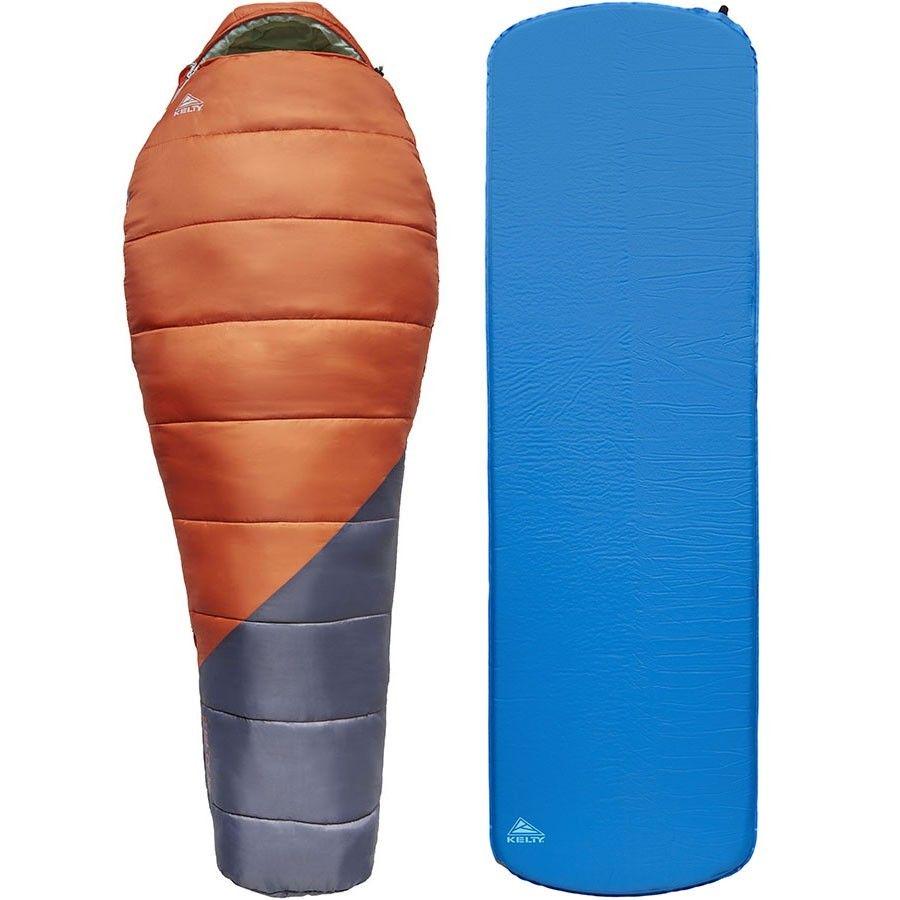 Набор спальник-коврик Kelty Trailhead Kit -1 °C 183 см right zip Burnt Ochre/Grisaille (KLT 35430821 -BOC)