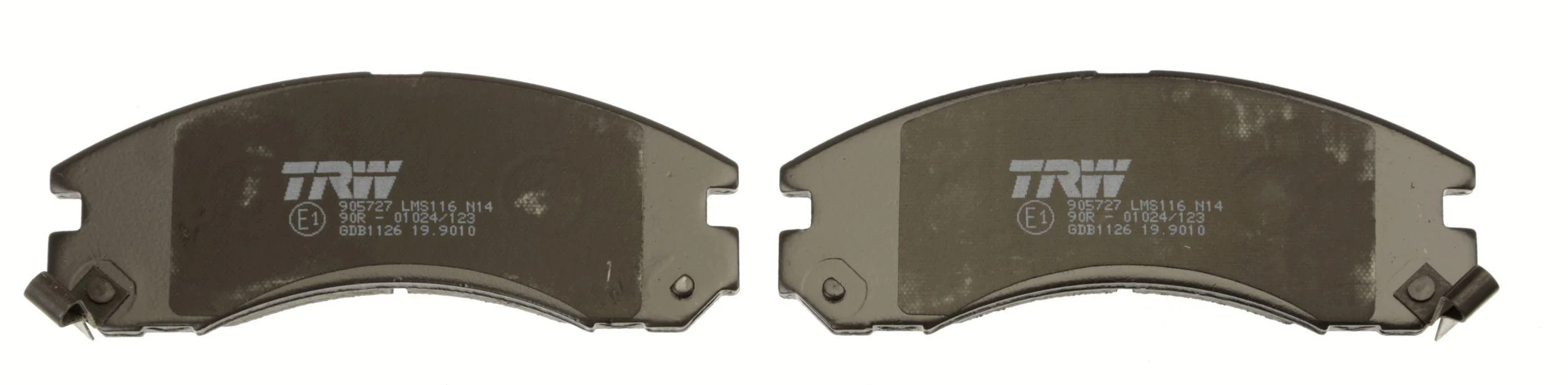 Комплект тормозных накладок для дисковых тормозов TRW GDB1126 (GDB1126)