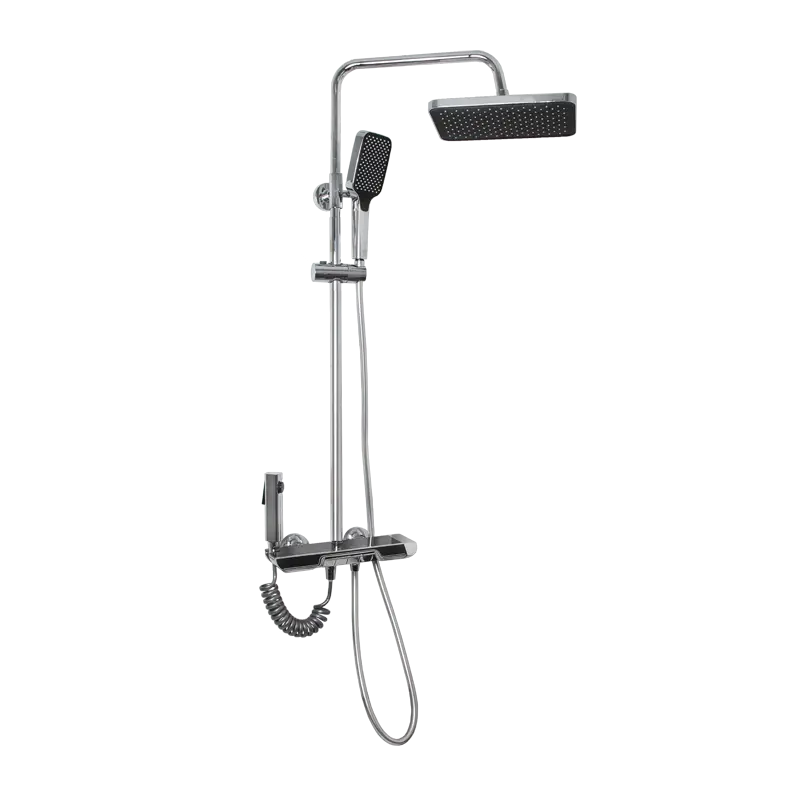 Душевая система MONE TT 1 Хром/Черный (37752)