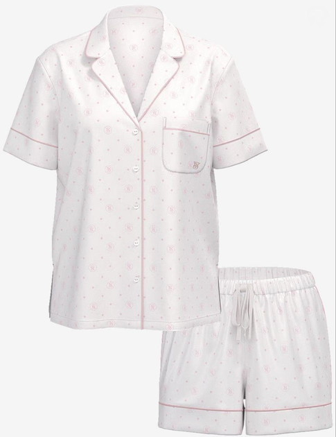 Піжама сатинова Victoria's Secret M Білий (27058076) - фото 3 Піжама сатинова Victoria's Secret M Білий (27058076) - фото 3