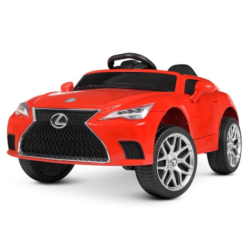 Дитячий електричний автомобіль Bambi Racer 12V одномісний до 30 кг Червоний (DE-169-E-1049)