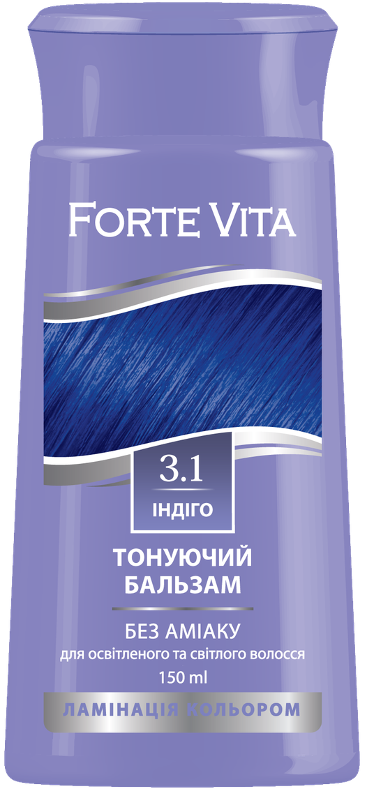 Бальзам тонуючий для волосся Forte Vita 150 мл 3.1 Індіго (16766) - фото 1