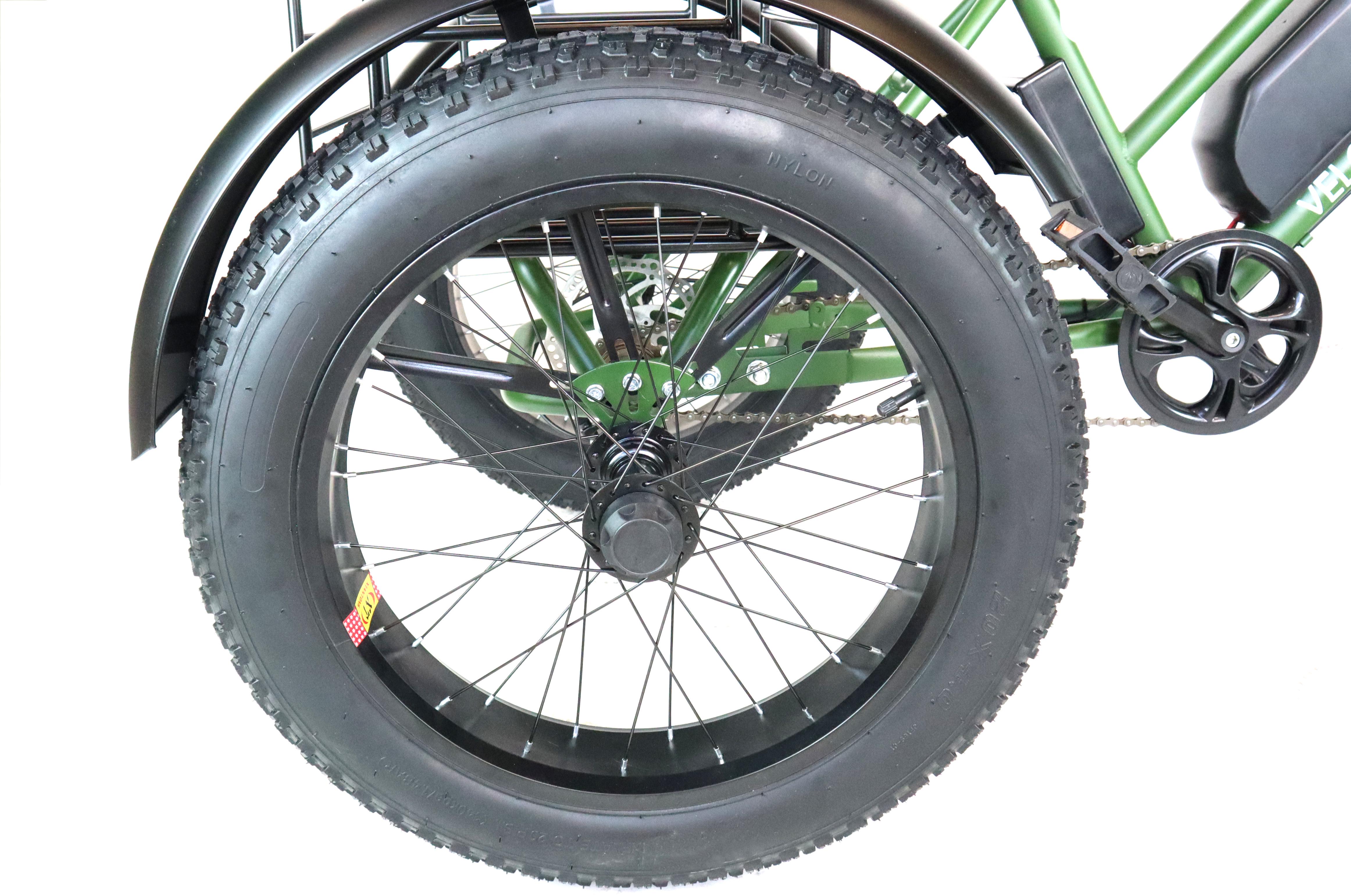 Електровелосипед триколісний Velomotor Сargo 36V 500W з акумулятором Li-ion 10 Ah Зелений (10208350) - фото 12 Електровелосипед триколісний Velomotor Сargo 36V 500W з акумулятором Li-ion 10 Ah Зелений (10208350) - фото 12