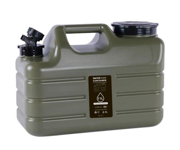 Канистра для воды с краном и ручкой VIO PET-TG 11 л Зеленый (16918)