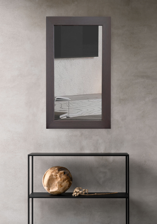 Дзеркало настінне CRYSTAL GLASS в рамці МДФ 1800 1350х400 мм Венге (С3559)