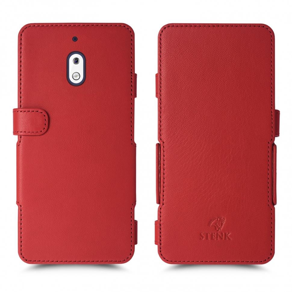 Чехол книжка Stenk Prime для Nokia 2 V Красный (66599)