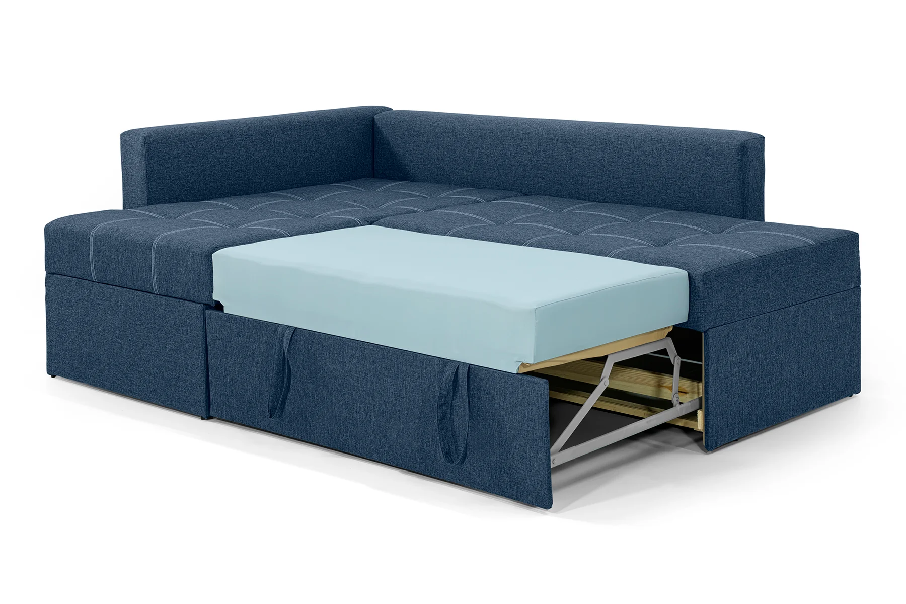 Диван угловой Франклин 225х165 см Джинсовый (28118878) - фото 5 Диван угловой Франклин 225х165 см Джинсовый (28118878) - фото 5