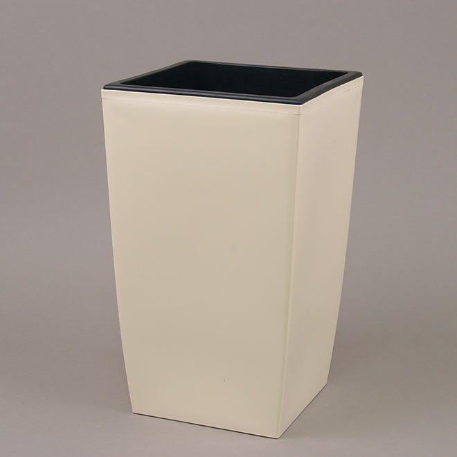 Горшок пластиковый с вкладом Flora Coubi Kwadrat 20х20 см (91060)