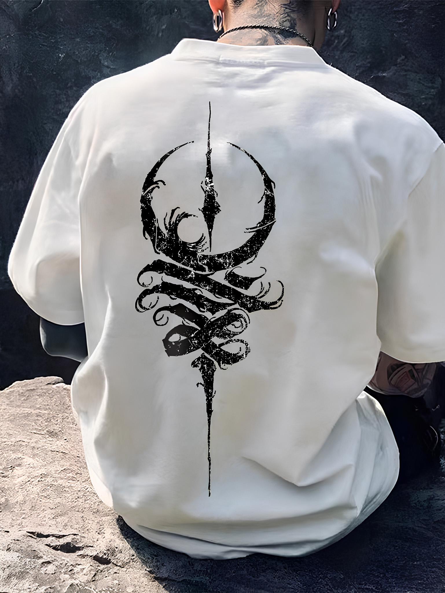 Футболка з ДТФ-принтом 57-454 XL Молочний (38097)