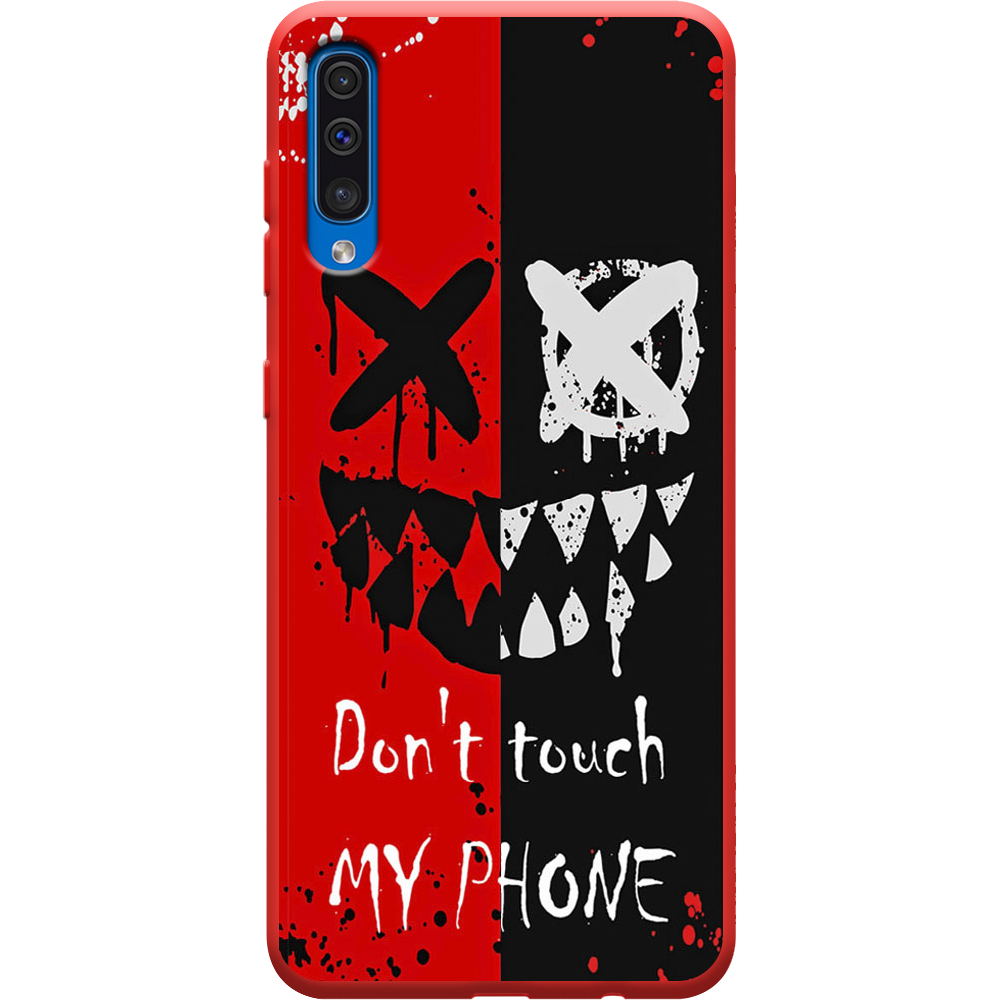 Чехол BoxFace Samsung A505 Galaxy A50 Bad Smile Красный силикон (36417-up2468-37013)