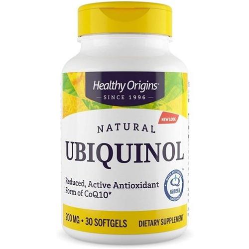 Коензим Healthy Origins Ubiquinol 200 мг 30 Softgels