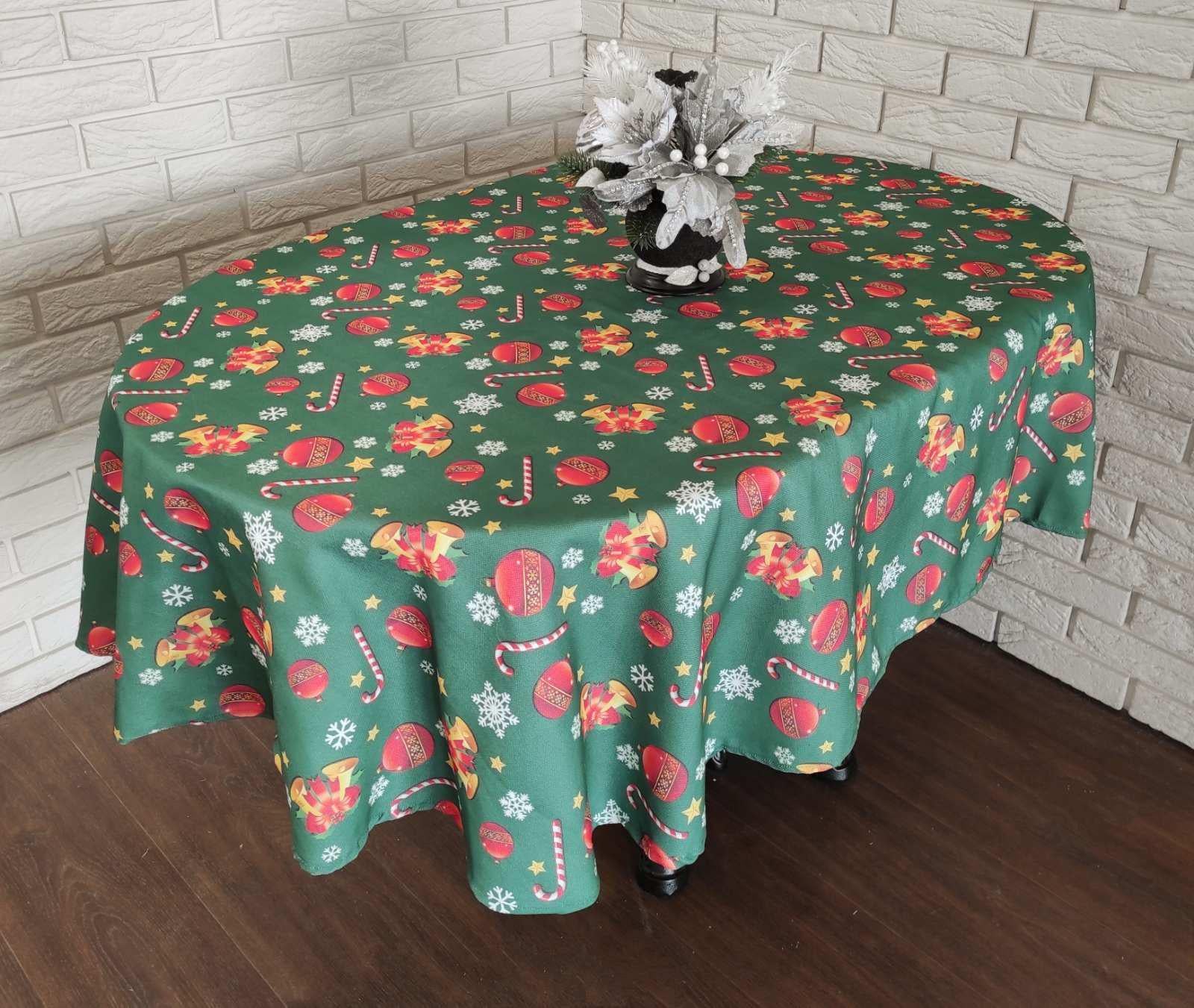 Скатерть Print Sagol 160x300 ovale Yesil (CN11121)