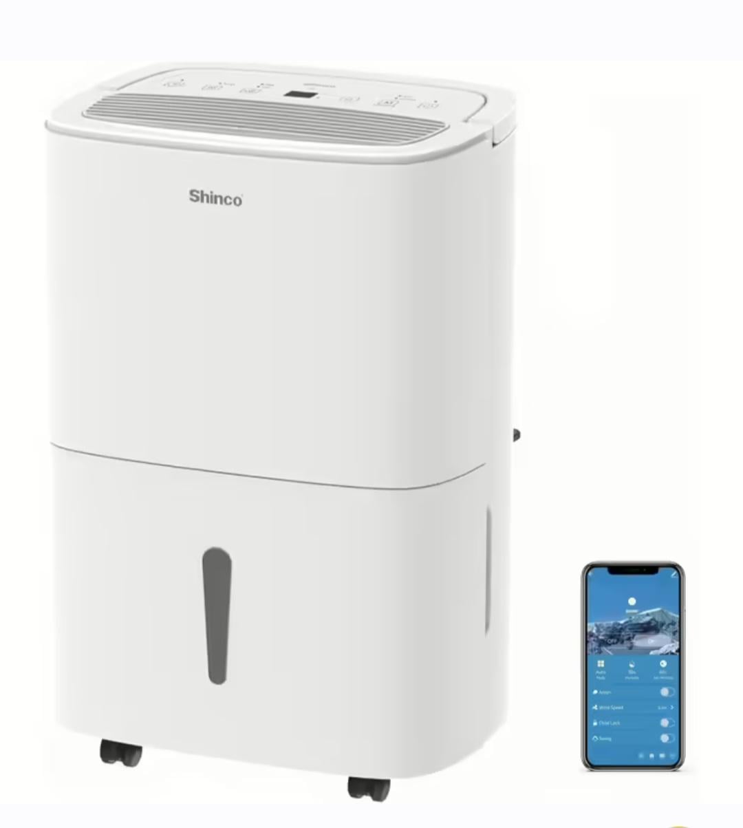 Осушитель воздуха компрессорный Shinko SDZ1-30D-W Wi-Fi и функция очистки воздуха/сушки белья 30 л (32152628)