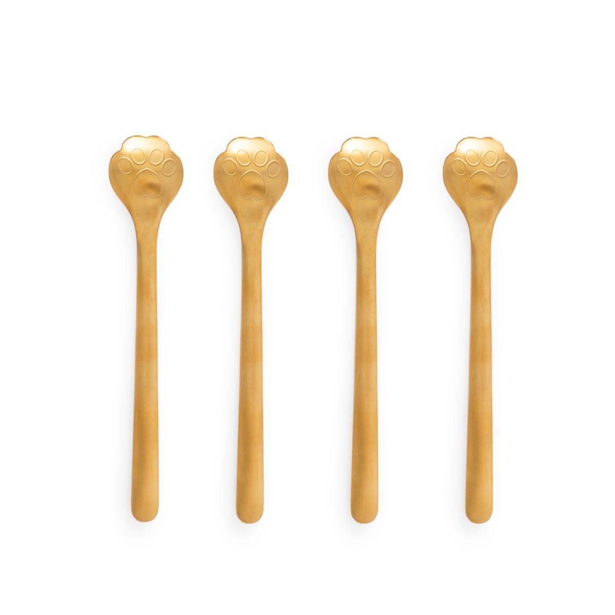 Набор десертных ложек Homla PATA 15 см 4 шт Золотой (213981) Набор десертных ложек Homla PATA 15 см 4 шт Золотой (213981)