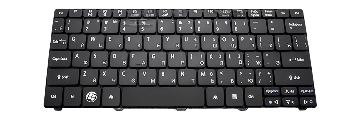 Клавиатура для ноутбука Acer Aspire One ZH9 матовая (KB.I100A.078)