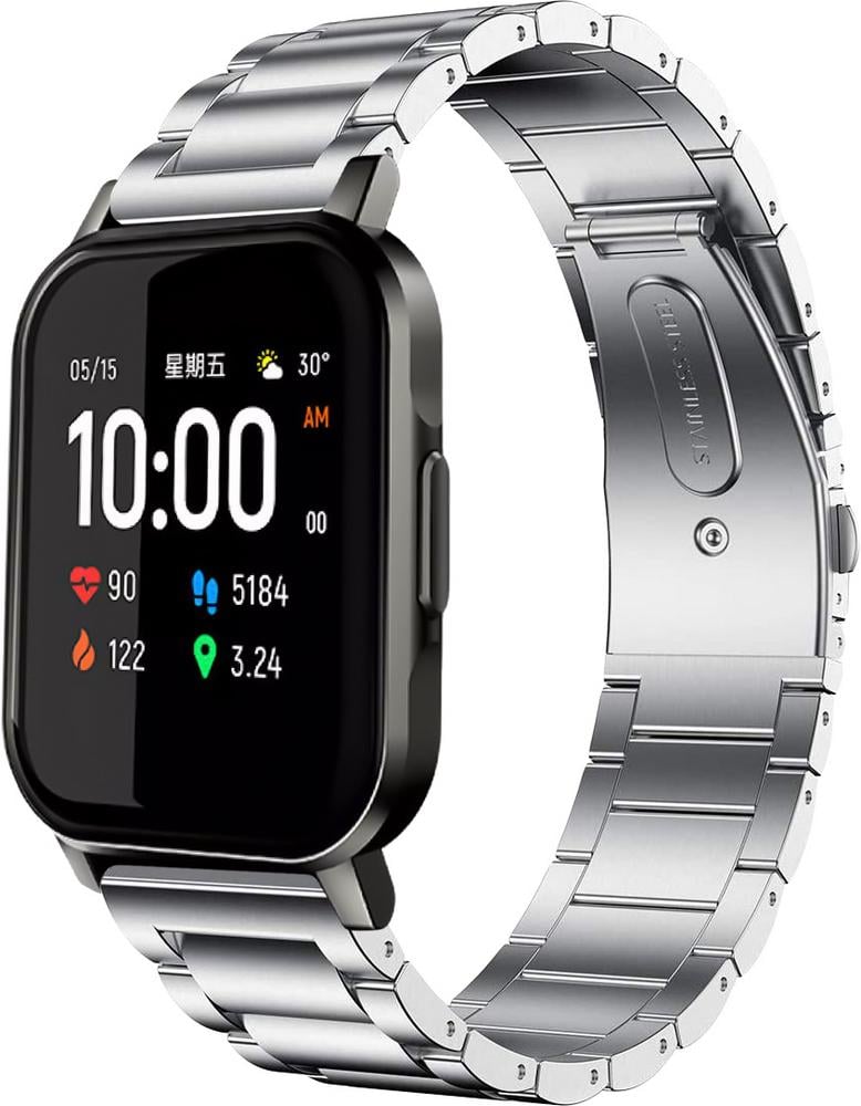 Браслет металевий Shape для Haylou Smart Watch 2 LS02 Silver (28788-59)