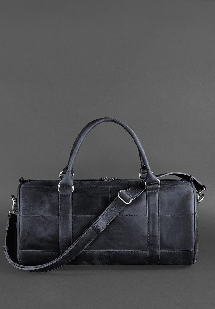 Сумка кожаная Harper Crazy Horse Темно-синий (A-026947)