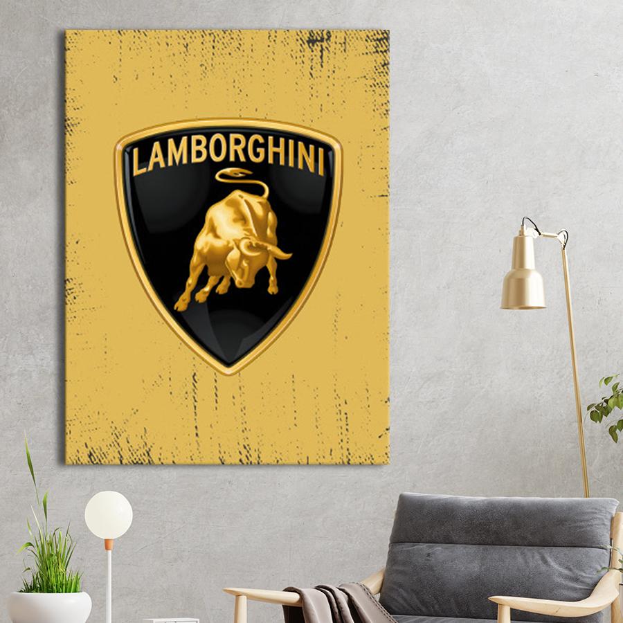 Картина для интерьера Ламборджини 80x60 см (P0455)