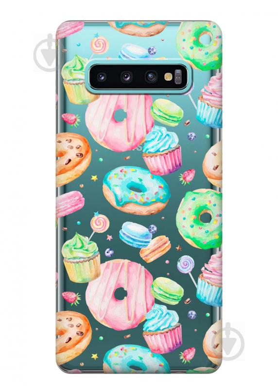 Чехол iSwag для Samsung Galaxy S10 Plus Пончики (H459) Чехол iSwag для Samsung Galaxy S10 Plus Пончики (H459)