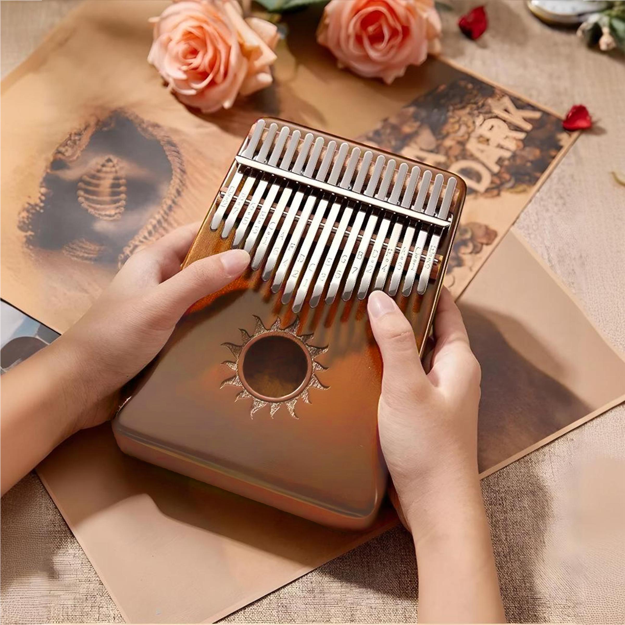 Піаніно пальчикове Калімба Kayfovo KK-60 дерево 17 клавіш (29228) - фото 6 Піаніно пальчикове Калімба Kayfovo KK-60 дерево 17 клавіш (29228) - фото 6