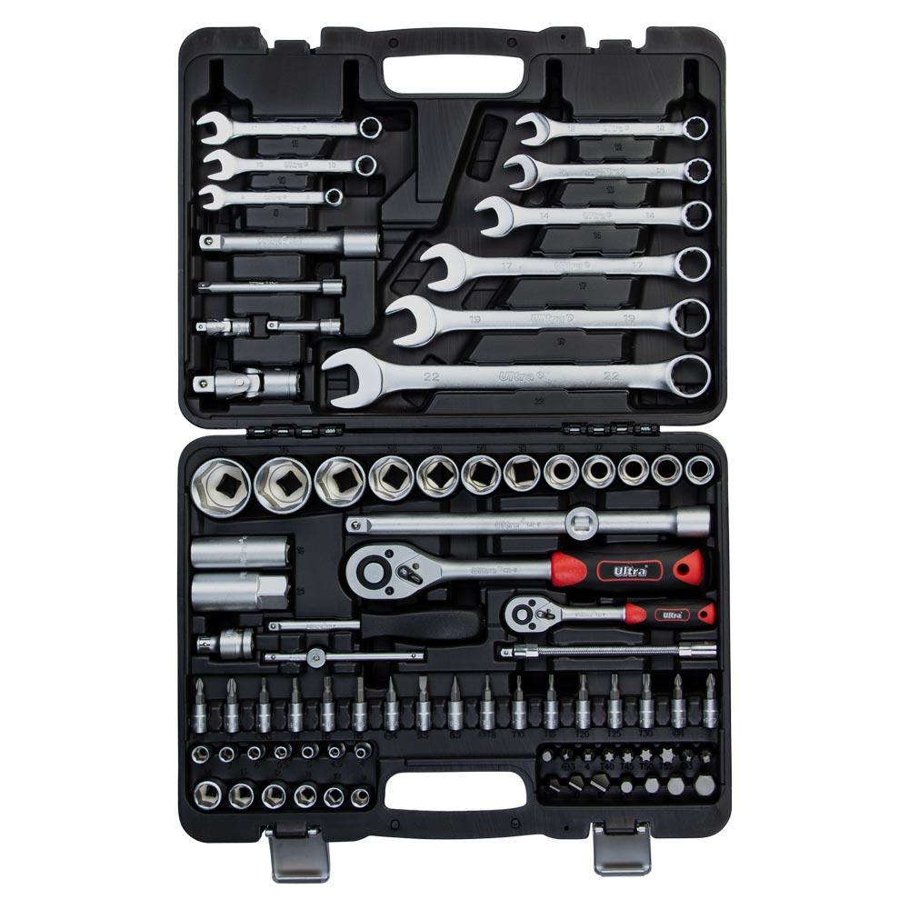 Набір насадок торцевих і біти Ultra CrV 1/4" 1/2" 82 шт. (6001142) - фото 3 Набір насадок торцевих і біти Ultra CrV 1/4" 1/2" 82 шт. (6001142) - фото 3