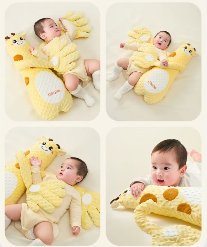 Подушка-грелка детская Жираф-обнимашка 0+ с легкими похлопываниями для успокаивающего сна малыша (28492175) - фото 14