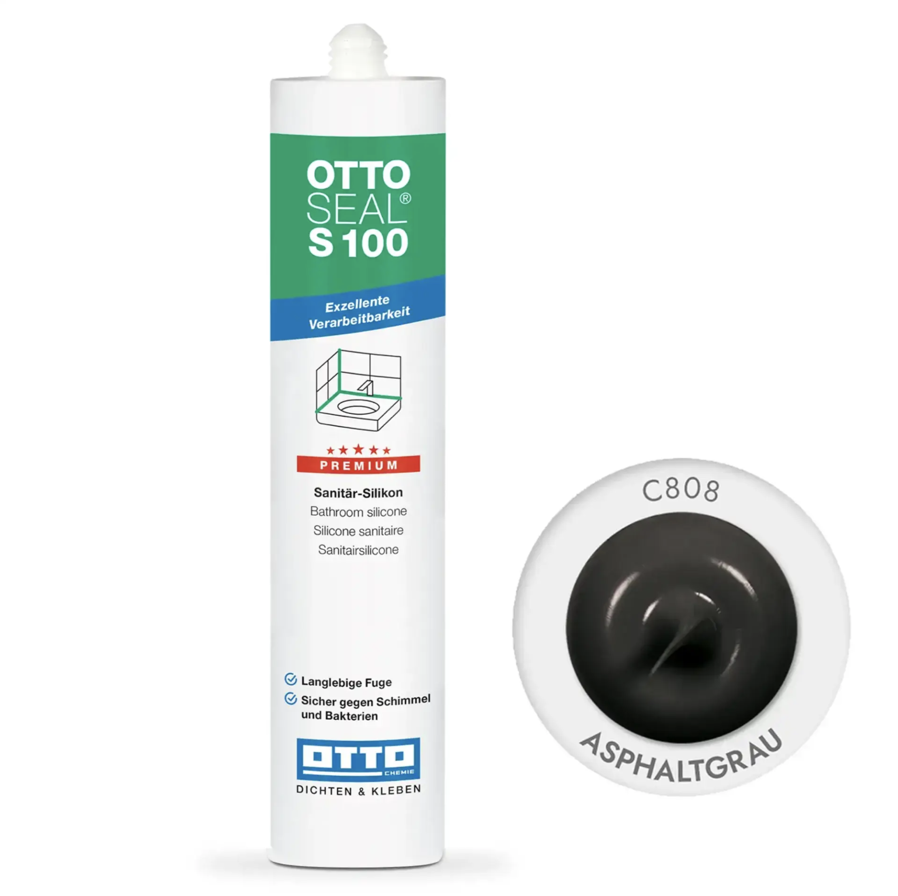 Герметик силіконовий OTTOSEAL S100 С808 (S100C808)