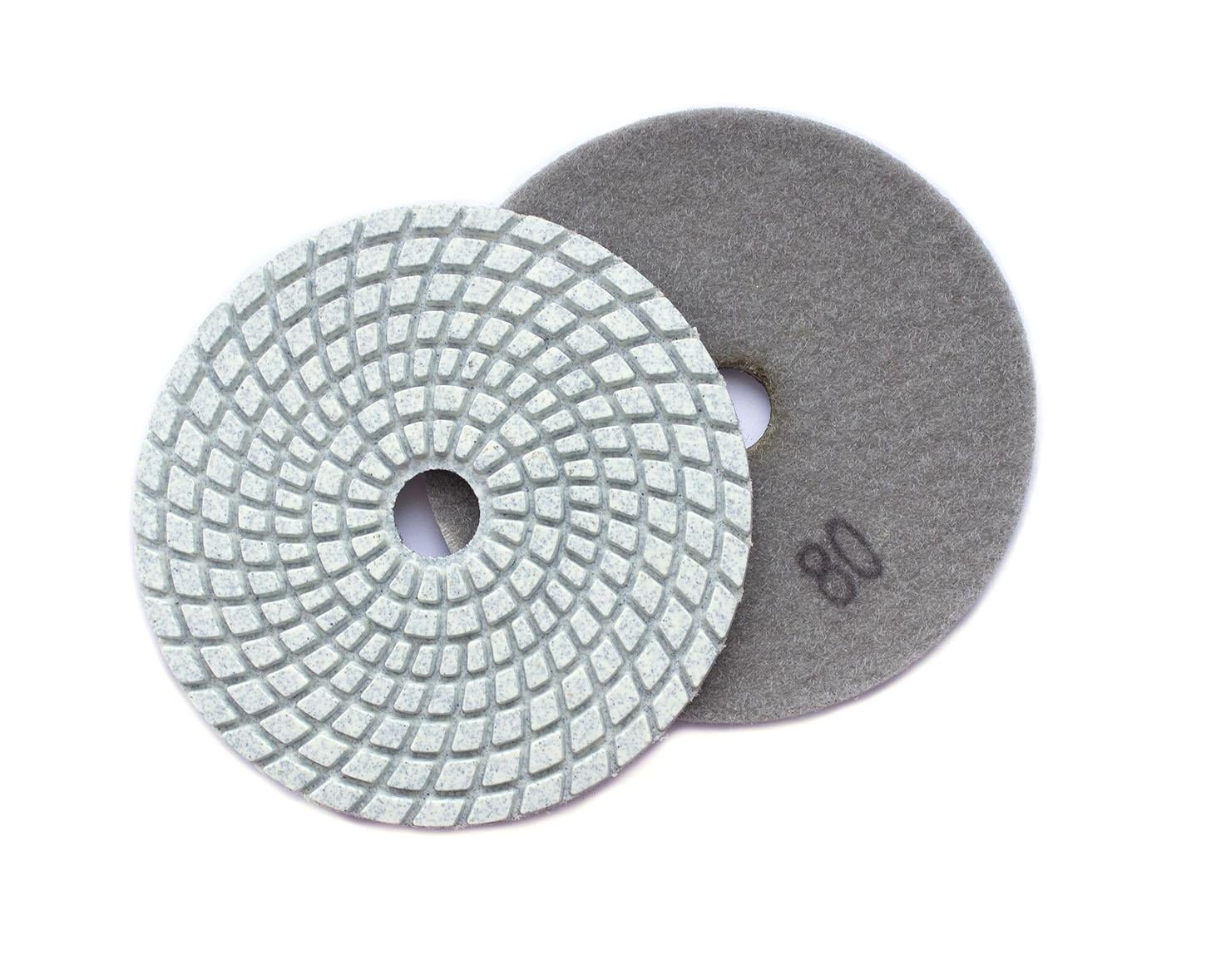 Круг шлифовальный алмазный гибкий Ракушка зерно №80 D-100 мм