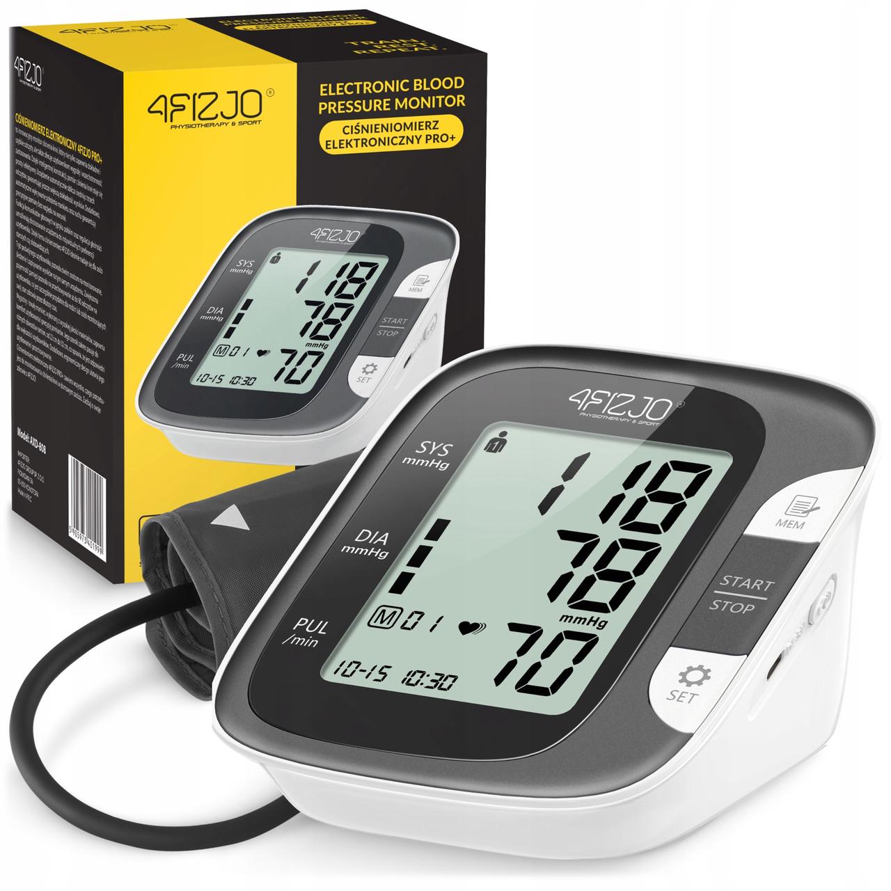 Тонометр автоматичний 4fizjo PRO+ (P-5905973401999) - фото 10 Тонометр автоматичний 4fizjo PRO+ (P-5905973401999) - фото 10