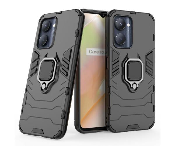 Чехол накладка Ricco Black Panther Armor для Realme C33 Черный