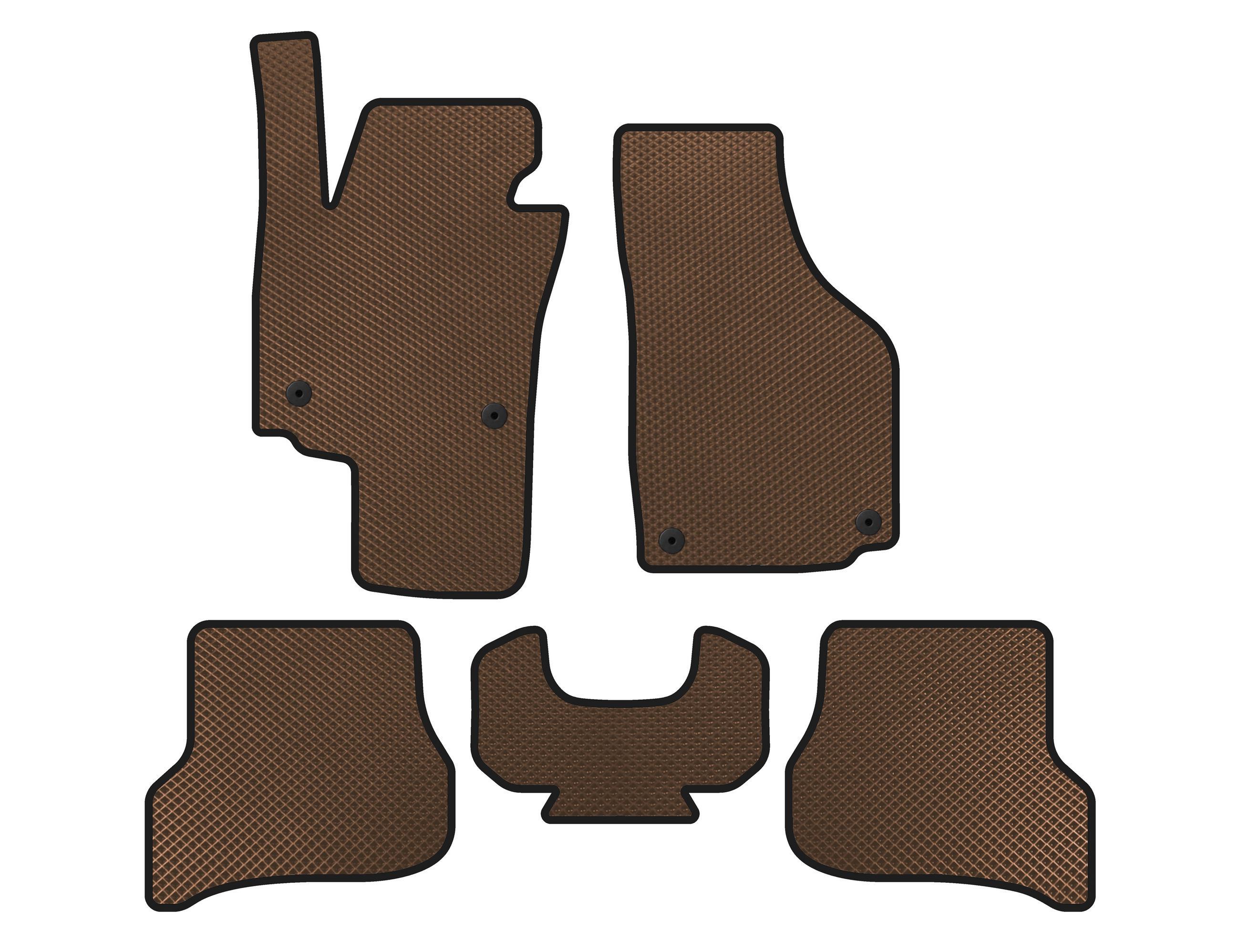 Килимки Digital Designs EVA етилвінілацетат для Seat Altea 2004-2015 рр. Коричневий