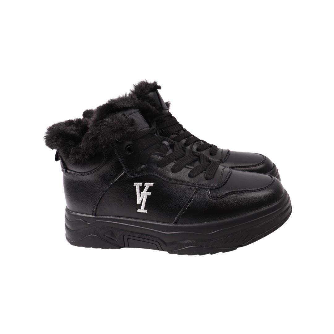 Ботинки женские Vikonty из кожи р. 37 Черный (311-22ZHS)