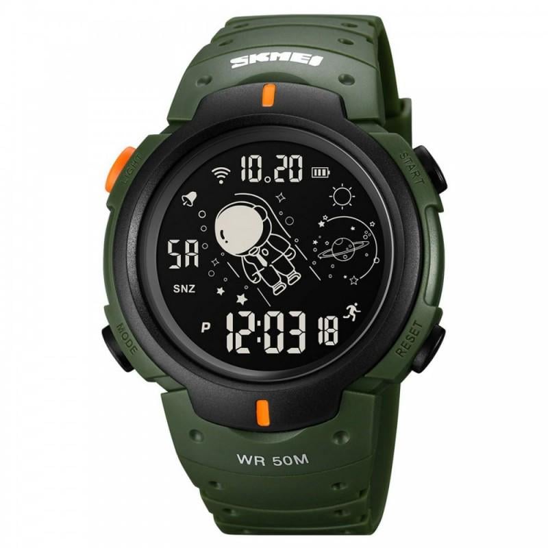 Наручний протиударний годинник Skmei 1820AGBK Army Green/Black