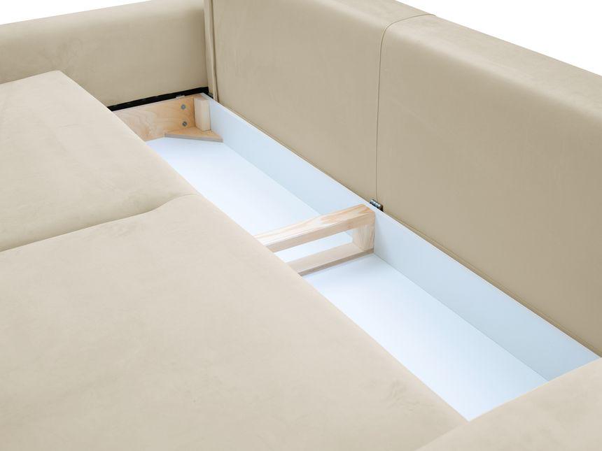 Диван раскладной Perfect Home Vena из натурального дерева/ДСП/ткани Velluto 2 Бежевый (49721) - фото 4 Диван раскладной Perfect Home Vena из натурального дерева/ДСП/ткани Velluto 2 Бежевый (49721) - фото 4