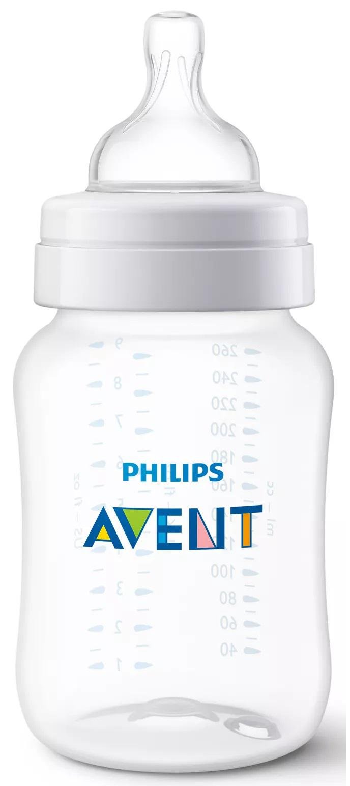 Бутылочка для кормления Philips Avent Anti-Colic 260 мл Прозрачный (SCY103/01) - фото 3 Бутылочка для кормления Philips Avent Anti-Colic 260 мл Прозрачный (SCY103/01) - фото 3