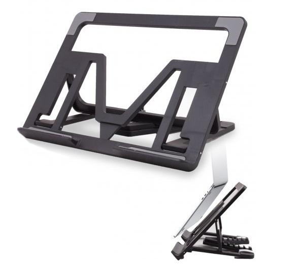 Підставка-трансформер для планшета Laptop Stand S156 з регулюванням кута нахилу Black - фото 2