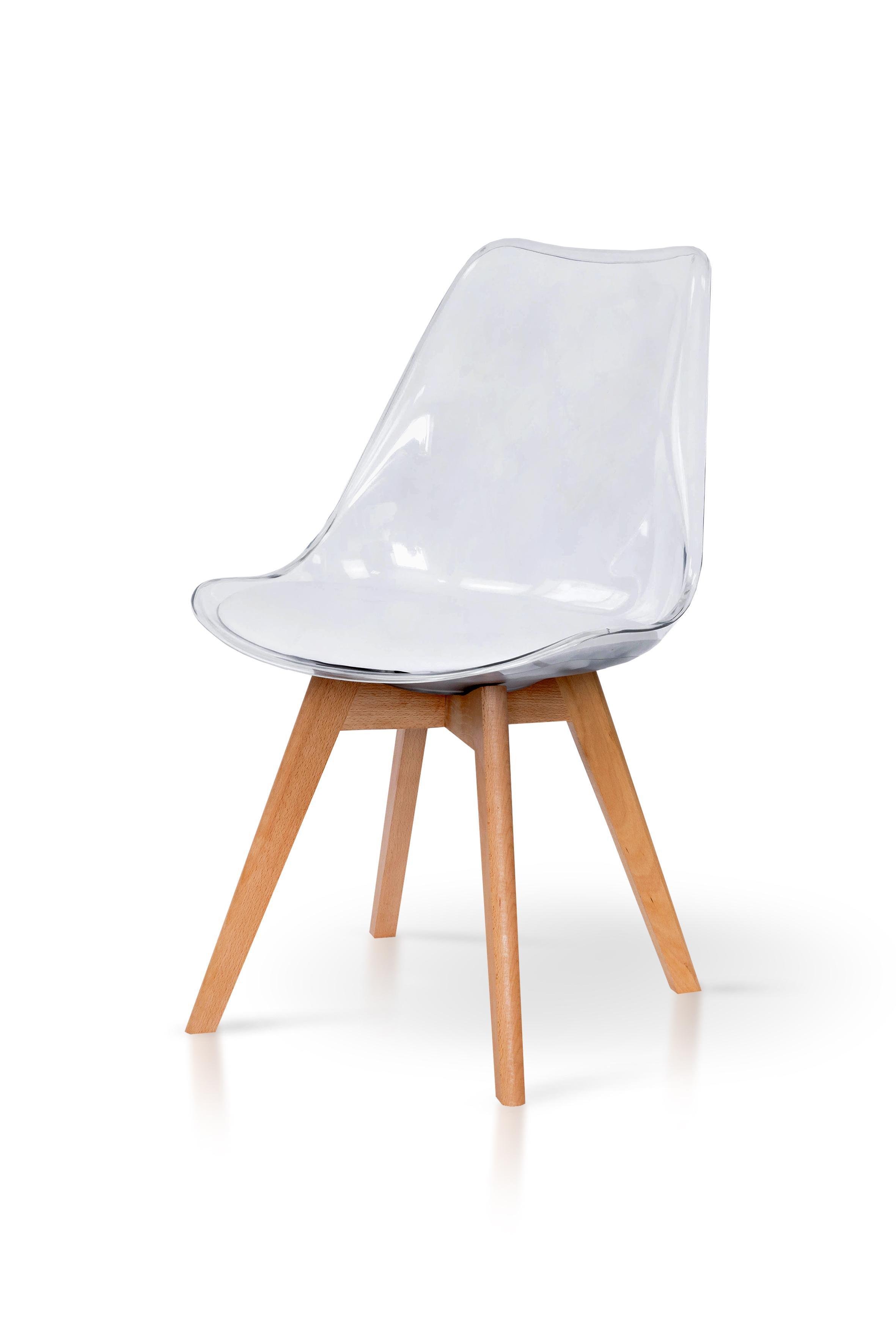 Стілець для кухні та вітальні Джастін Тейде 480х840х530 мм Прозорий (GAА0051825)