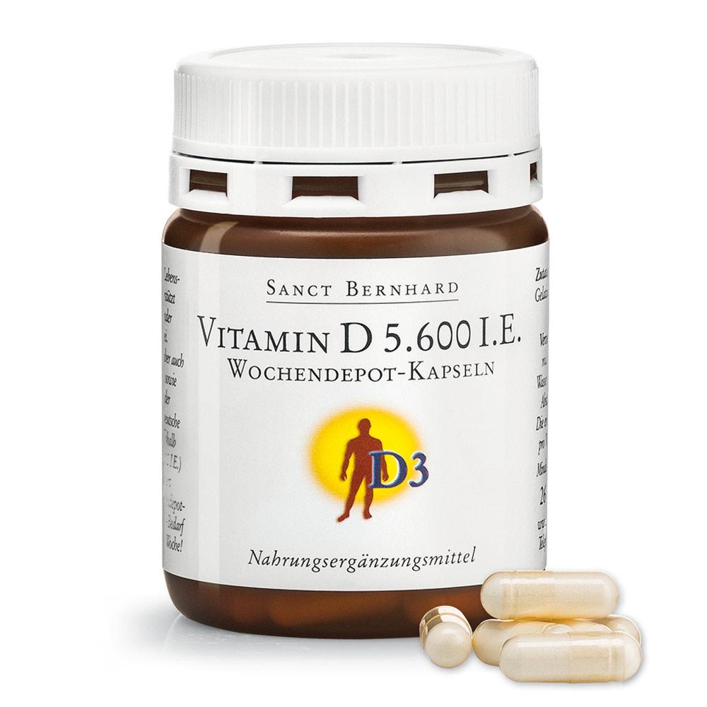 Витамин Д 3 Sanct Bernhard Vitamin D 3 5600 МО 140 мкг 26 капсул (000114)