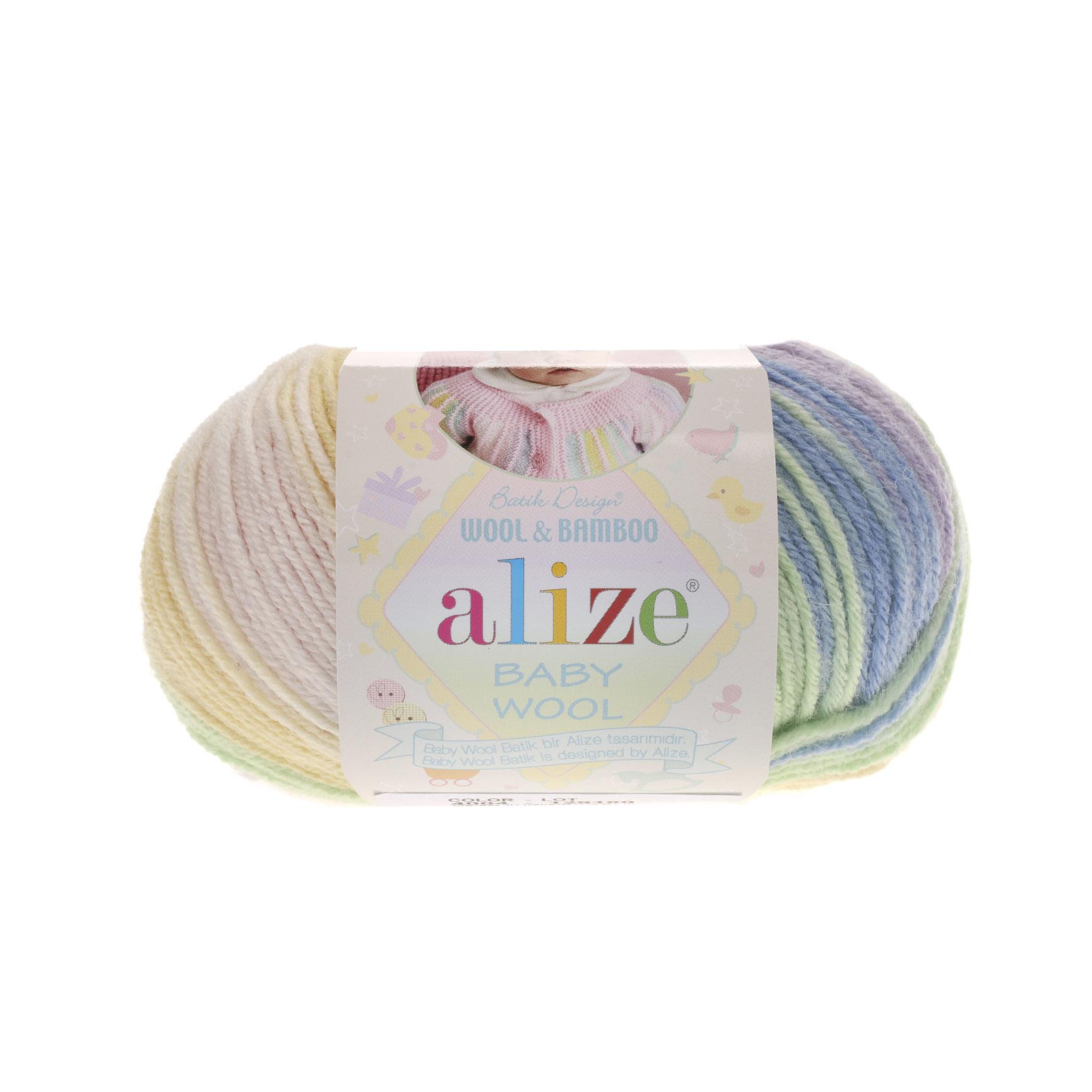 Пряжа Alize Baby Wool Batik 4004