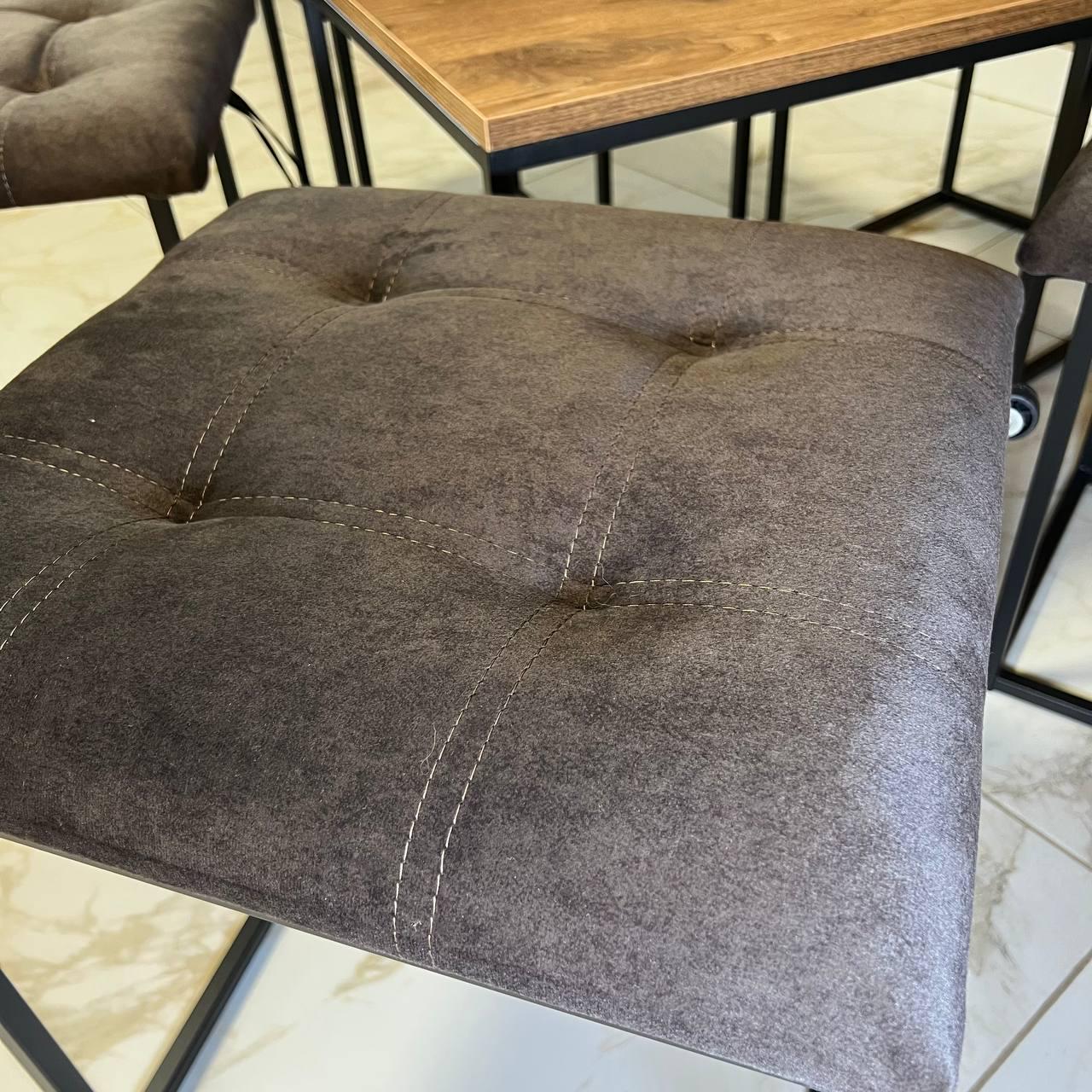 Пуф-трансформер 6в1 ЛЮКС велюр Spark со столиком 50х50х54 см - фото 5 Пуф-трансформер 6в1 ЛЮКС велюр Spark со столиком 50х50х54 см - фото 5